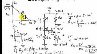 EECE 251  BJT Design of the Bias Circuit [upl. by Hameean479]