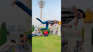 Gymnastic flipper ticktocksong flipstunt youtubevideo parkour [upl. by Teteak]