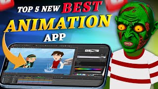 Top 5 New Animation Apps For Android SKFILMSANIMATION [upl. by Mikal969]