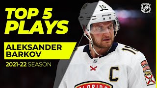 Top 5 Aleksander Barkov Plays from 202122  NHL [upl. by Ati]