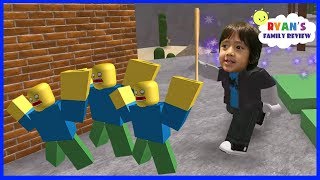 ROBLOX Noob Invasion Lets Play with Ryans Family Review [upl. by Gnoud]