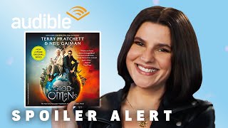 Good Omens Audiobook Review with Carly Aquilino Spoilers  Audible [upl. by Aerdnaid]