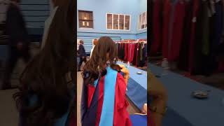 Gown Dressing  Graduation Day  UoH  1472022 [upl. by Poppas]