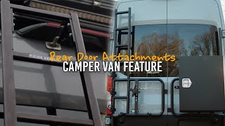 The Best Camper Van Rear Door Attachments [upl. by Inotna34]