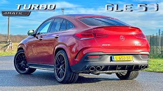 MercedesAMG GLE 53 Coupe  REVIEW on AUTOBAHN [upl. by Georgy864]