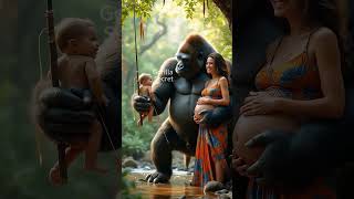 The life of gorillas in tribes🦍 [upl. by Micheil410]