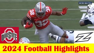 Akron vs 2 Ohio State Football Game Highlights 8 31 2024 [upl. by Arob]