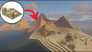 I Transformed Minecrafts Desert Temple into an AWESOME EGYPTIAN WORLD [upl. by Iarised]