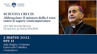 🔴 LIVE SCIENTIA CRUCIS Abbracciare il mistero della Croce entro il sapere contemporaneo [upl. by Stanfield]