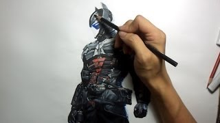 Batman Drawing  How to draw 3D Art [upl. by Fin771]