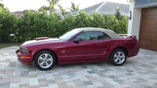 2008 Ford Mustang GT Premium Convertible Review and Test Drive by Bill  Auto Europa Naples [upl. by Atileda]