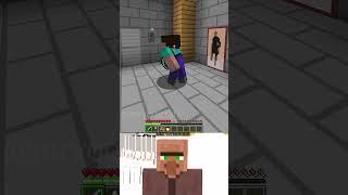 Super Automatic Door Minecraft Villager Oi Oi Oi memeshorts minecraft [upl. by Gnehc39]