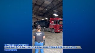 Seis são presos por adulterar fertilizantes no Paraná [upl. by Nomaid208]