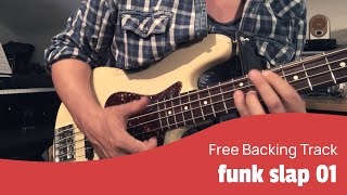 Master the Groove Slap Bass Backing Track for Drummers [upl. by Azenav]