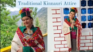 MY FAVOURITE DRESS  KINNAURI ATTIRE   VISITING MY MASIS HOME [upl. by Ecikram]