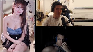 POBELTERS DOG GOING AT IT ON STREAM WITHOUT HIM NOTICING  TYLER1 LOSES IT  LOL MOMENTS [upl. by Annaehr]