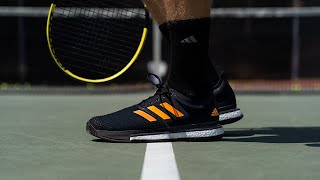 adidas SoleCourt Boost Indepth Review amp Playtest [upl. by Refinnaj381]