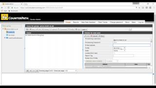 Creating a User Using CounterPath CCS Bria Stretto [upl. by Eive]