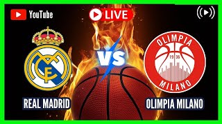 REAL MADRID vs OLIMPIA MILANO LIVE EUROLEAGUE 20232024 ROUND 4 SCOREBOARD [upl. by Mirisola166]