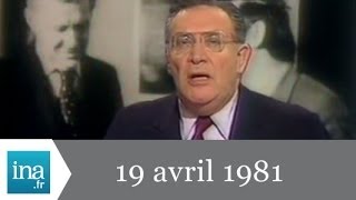 Midi 2 Antenne 2 du 19 avril 1981  Archive INA [upl. by Esinel]