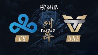 Cloud9 x Team oNe Fase de Entrada  Dia 1  Mundial 2017 [upl. by Lazarus732]