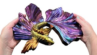 1942 The MOST Incredible Resin Betta Fish You Have Ever Seen [upl. by Nylesoy]