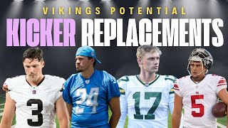 Potential Kicker Replacements for the Vikings While Will Reichard is Injured [upl. by Yluj]