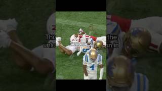 This INT is so UNLUCKY😭🍀youtubeshorts football collegefootball footballshorts [upl. by Josefa]