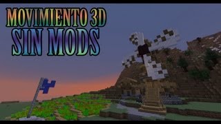 MINECRAFT  Movimiento 3D SIN MODS [upl. by Gardner]