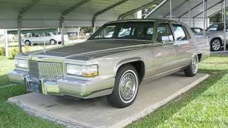 1990 Cadillac Brougham Start Up Engine and In Depth Tour [upl. by Janicki]