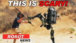 What Happens When Robots Start To Fight Back Army Robots Are Trained For War  Boston Dynamics [upl. by Godding]