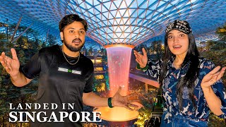 DUNIYA KA SAB SY KHOOBSURAT AIRPORT 😍  Sara Saman Kholna Para 🥲 Landed In Singapore ♥️ [upl. by Clorinda419]