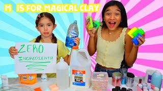 BACK TO SCHOOL ALPHABETICAL ORDER SLIME CHALLENGE [upl. by Bianka]