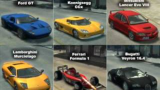 GTA4 Mod Custom Cars  Handling Package v1 [upl. by Rosalinda]