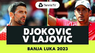 Dusan Lajovic Upsets World No 1 Djokovic  Banja Luka 2023 Highlights [upl. by Segroeg866]