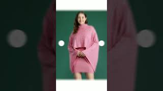 Myntra SweaterWoollen Dress⛄🥶 winteroutfits shorts shortvideo [upl. by Lamoree]