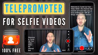 Best FREE Teleprompter App for iPhone and iPad iOS Includes Premium Features [upl. by Nylecsoj]