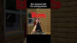 Bro messed with the wrong person minecraft minecrafthorror [upl. by Salena429]