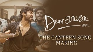 Dear Comrade Tamil  Canteen Song Making  Vijay Deverakonda  Rashmika  Bharat Kamma [upl. by Nnaitsirk]