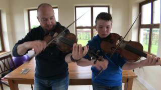 Fergal Scahills fiddle tune a day 2017  Day 99  Leddy From Cavan [upl. by Atiniuq]