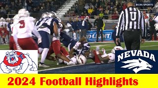 Fresno State vs Nevada Football Game Highlights 10 18 2024 [upl. by Ahsimed]