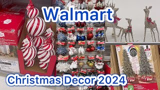 WALMART CHRISTMAS 2024  WALMART CHRISTMAS DECOR 2024 SHOP WITH ME [upl. by Slyke938]