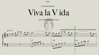 Viva la Vida  Easy Piano Version [upl. by Wilow]