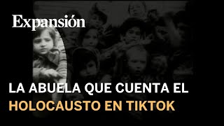 Una anciana acumula millones de visitas en TikTok hablando sobre el Holocausto nazi [upl. by Assenaj954]