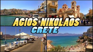 AGIOS NIKOLAOS  Crete Greece 4k [upl. by Marcus146]