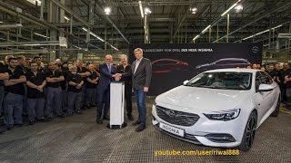 NEW Opel Insignia Grand Sport amp Sports Tourer  Start of Regular Production HD [upl. by Raffarty]