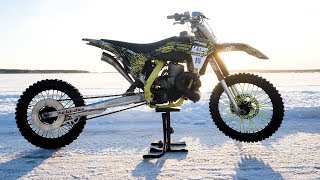 700cc 2 stroke Zabel Dirt Bike  Test Ride [upl. by Keriann]