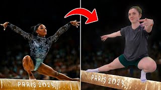 We tried SIMONE BILES BEAM routine [upl. by Zielsdorf]