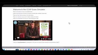 CCXP Exam Simulator  now comes with coaching and recertification credits [upl. by Aimil380]