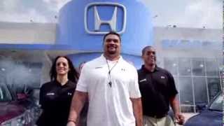 Haloti Ngata And The Anderson Honda Team [upl. by Nosnaj]